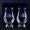 Contemporary Whisky Glass c/w watch glass cover x 2